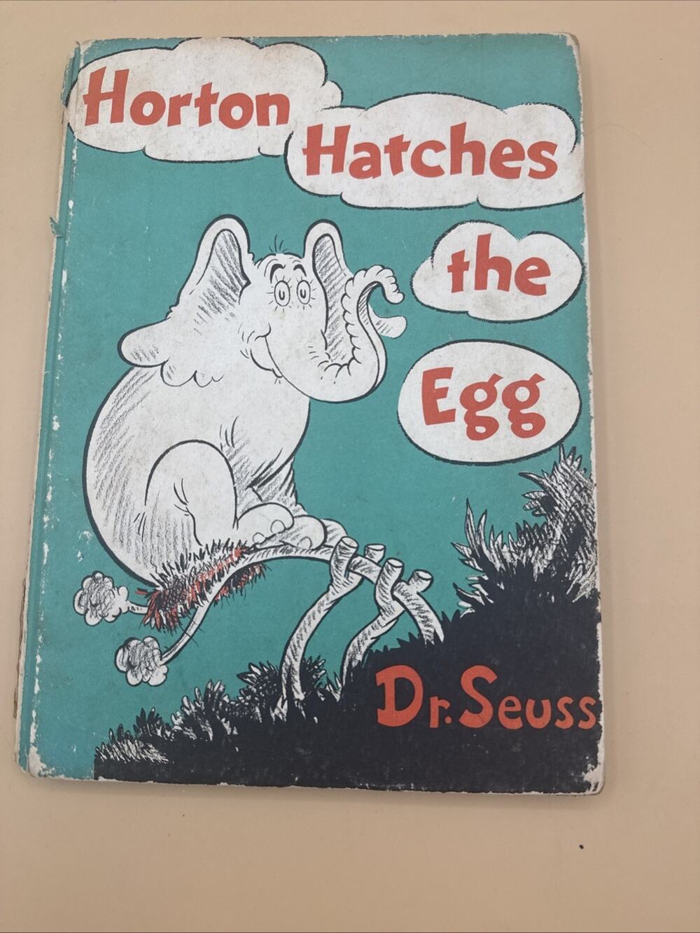 Dr. Seuss Horton Hatches the Egg HC Illustrated Random House 1940 Vintage